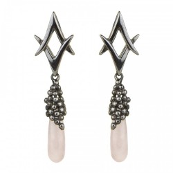 Silver Earrings Balmain Paris 10320745