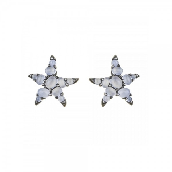 Silver Earrings Balmain Paris 10320746