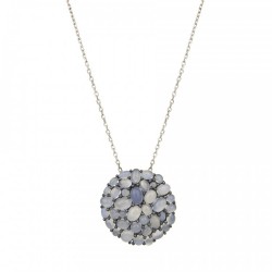 Silver Necklace Balmain Paris 10520651