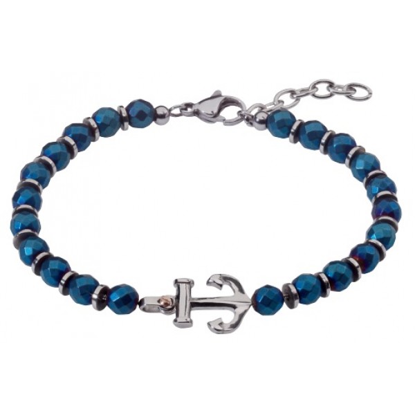 Ανδρικα Κοσμηματα - Ανδρικα βραχιολια - Ανδρικό Βραχιόλι UBR061BL Fashion Jewellery