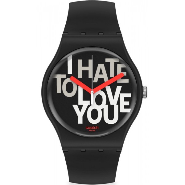 Ρολογια Swatch - Ρολόι Swatch SUOB185 HATE 2 LOVE