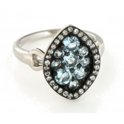 Silver Ring Verita. true luxury 10123980 Women's