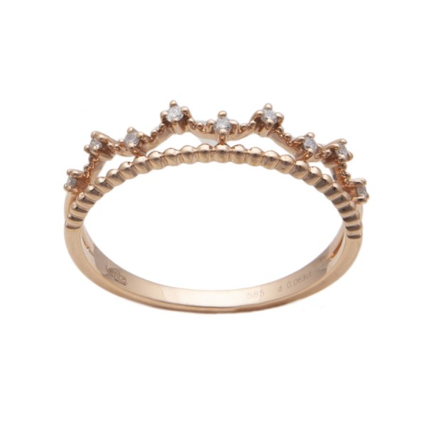 Gold Ring Verita. True Luxury 40130862 WOMEN'S JEWELLERY