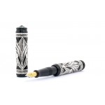 Visconti Taj Mahal Black Silver Limited Edition Fountain Pen WRITING INSTRUMENTS